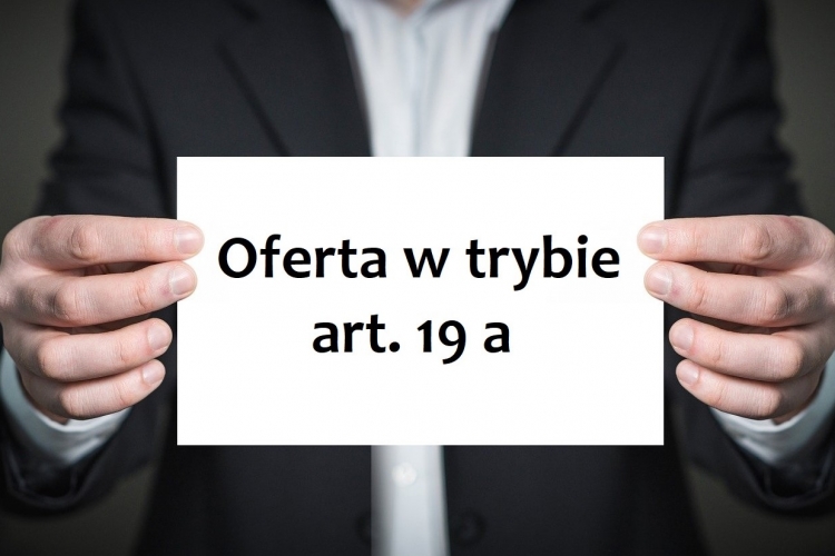 Oferta - tryb pozakonkursowy 