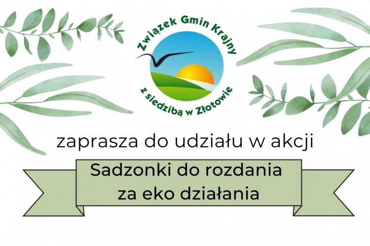 Sadzonki do rozdania za eko działania 