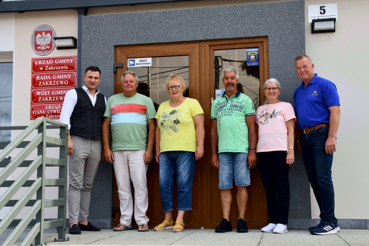 Delegacja z Eggesin w Zakrzewie
