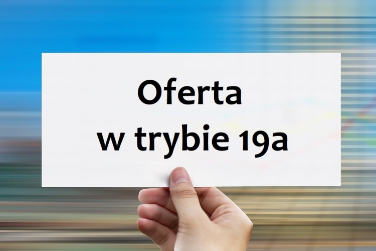 Oferta - tryb pozakonkursowy 