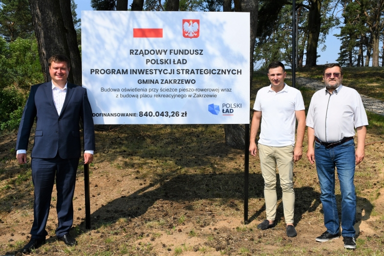 Poseł Porzucek wizytował promenadę 