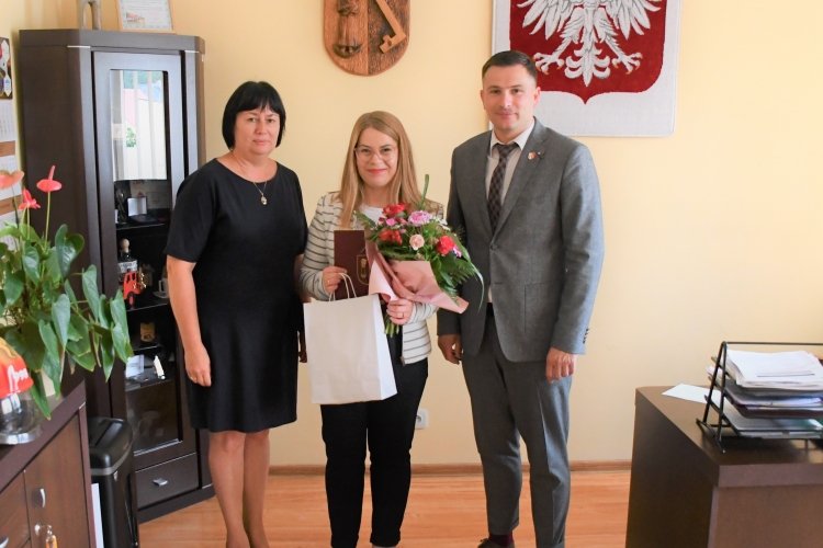 Nadanie stopnia awansu zawodowego nauczycielki PSP w Zakrzewie 