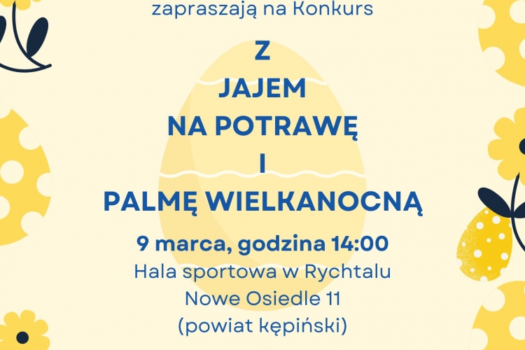 „Konkurs z Jajem na Potrawę i Palmę Wielkanocną”