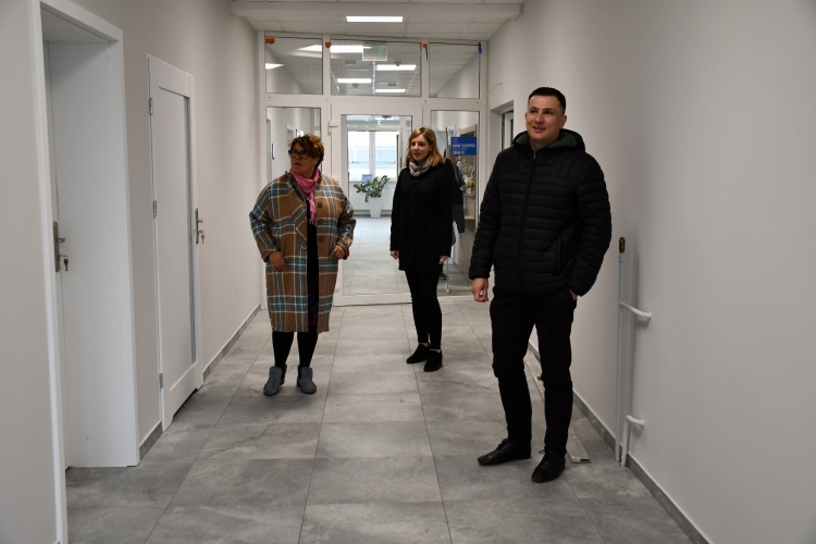 Prace remontowe gabinetu stomatologicznego  na ukończeniu.