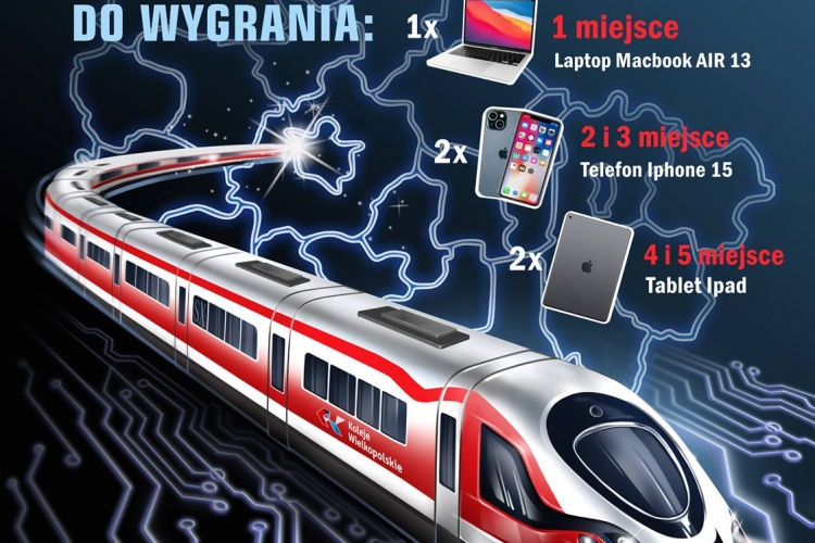Konkurs "Pociąg do sztuki" - temat przewodni "Koleje Wielkopolskie przyszłości"