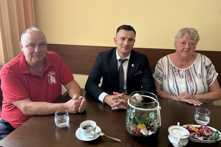 Delegacja Eggesin w Zakrzewie.