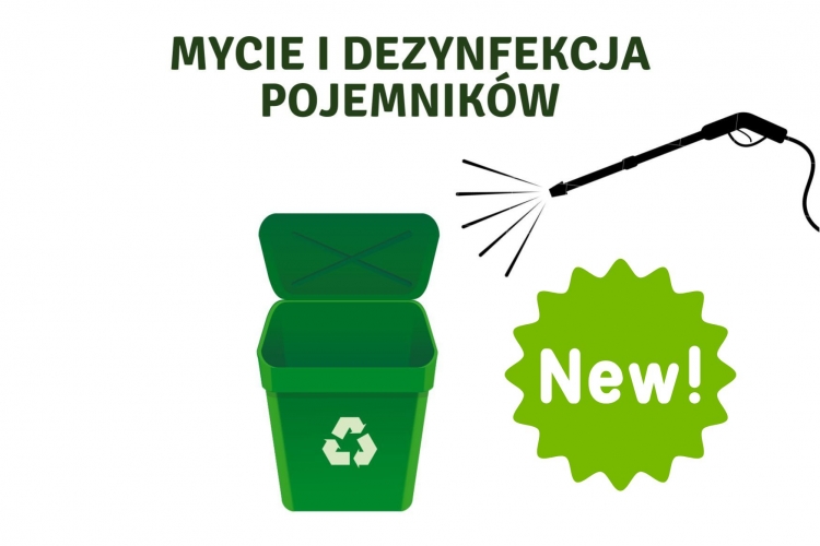 Mycie i dezynfekcja pojemników - gm. Zakrzewo