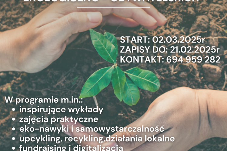 Druga edycja kursu "Las korzyści ekologiczno-obywatelskich" 