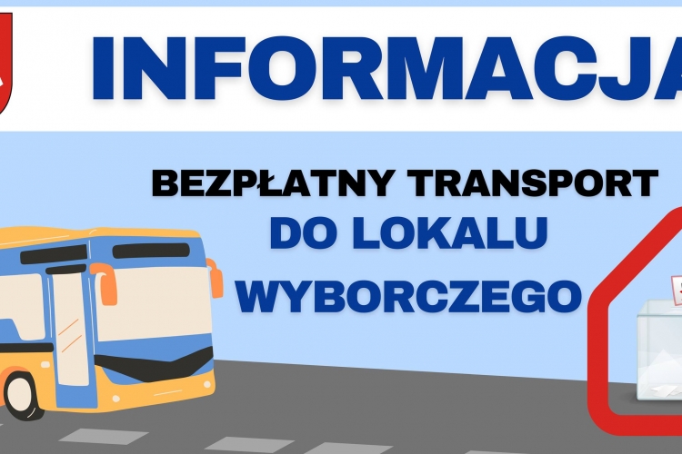 Przypominamy o bezpłatnym transporcie na wybory