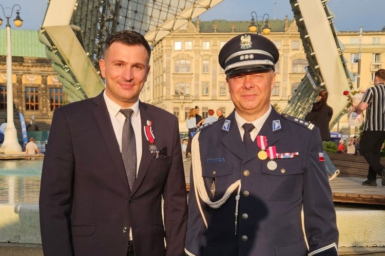 Miniatura Wójt Gminy uhonorowany Medalem za Zasługi dla Policji!