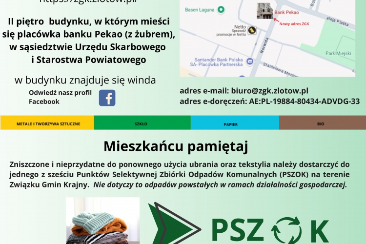 Ulotka edukacyjna Związku Gmin Krajny w Złotowie