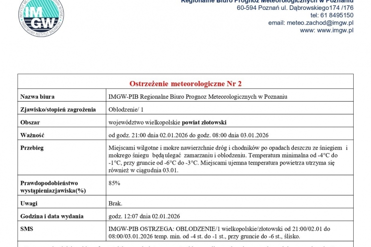 Miniatura Ostrzeżenie meteorologiczne nr 2_oblodzenie/1
