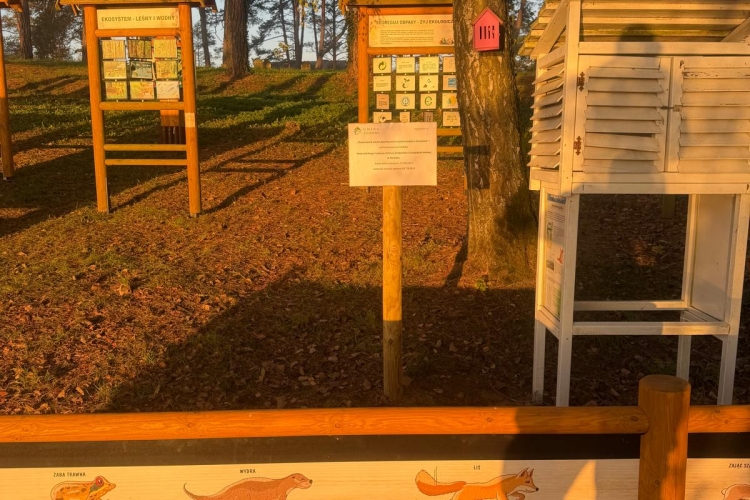 Zakończono realizację projektu pn. „Doposażenie ścieżki dydaktycznej na promenadzie w Zakr