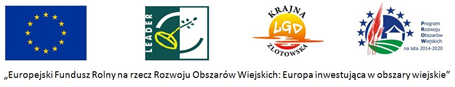 Logotypy Europejskiego Funduszu Rolnego na rzecz Rozwoju Obszarów Wiejskich